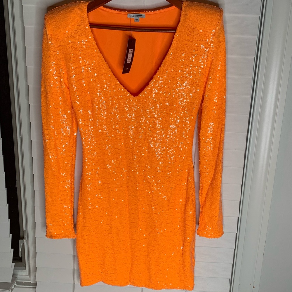 Here To Shine Sequin Dress
